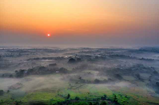 mountains during golden hour